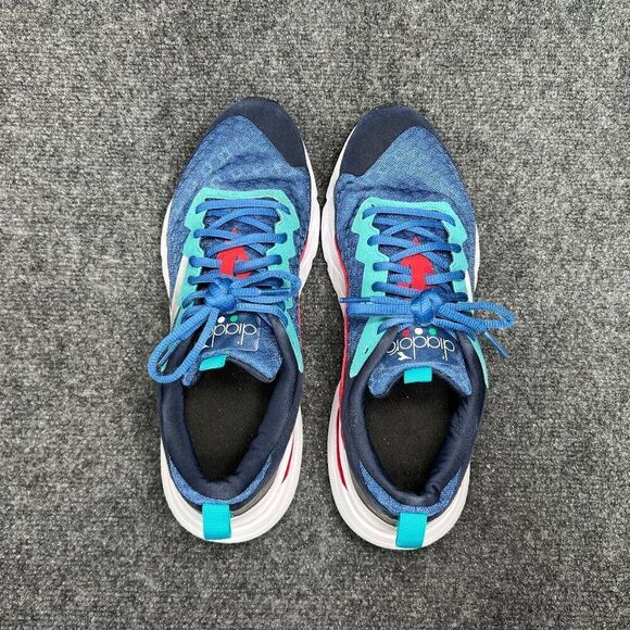 Diadora Mythos Blushield Volo Shoes Men's 10 Blue Athletic Retro Running Sneaker - Picture 9 of 12